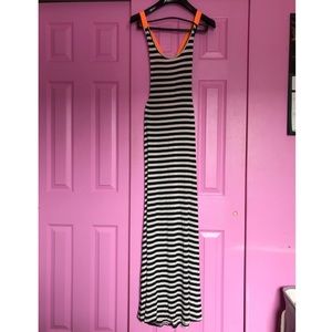 Joyce Leslie Black and White Maxi Dress